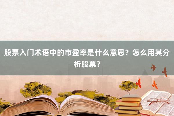 股票入门术语中的市盈率是什么意思？怎么用其分析股票？